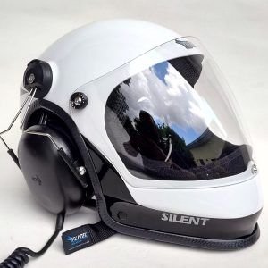 CAPACETE SILENT FUL FACE CORES SOLIDAS E FAIXAS COM SUPORTE AURICULAR MODELO CLICK TIPO 3M