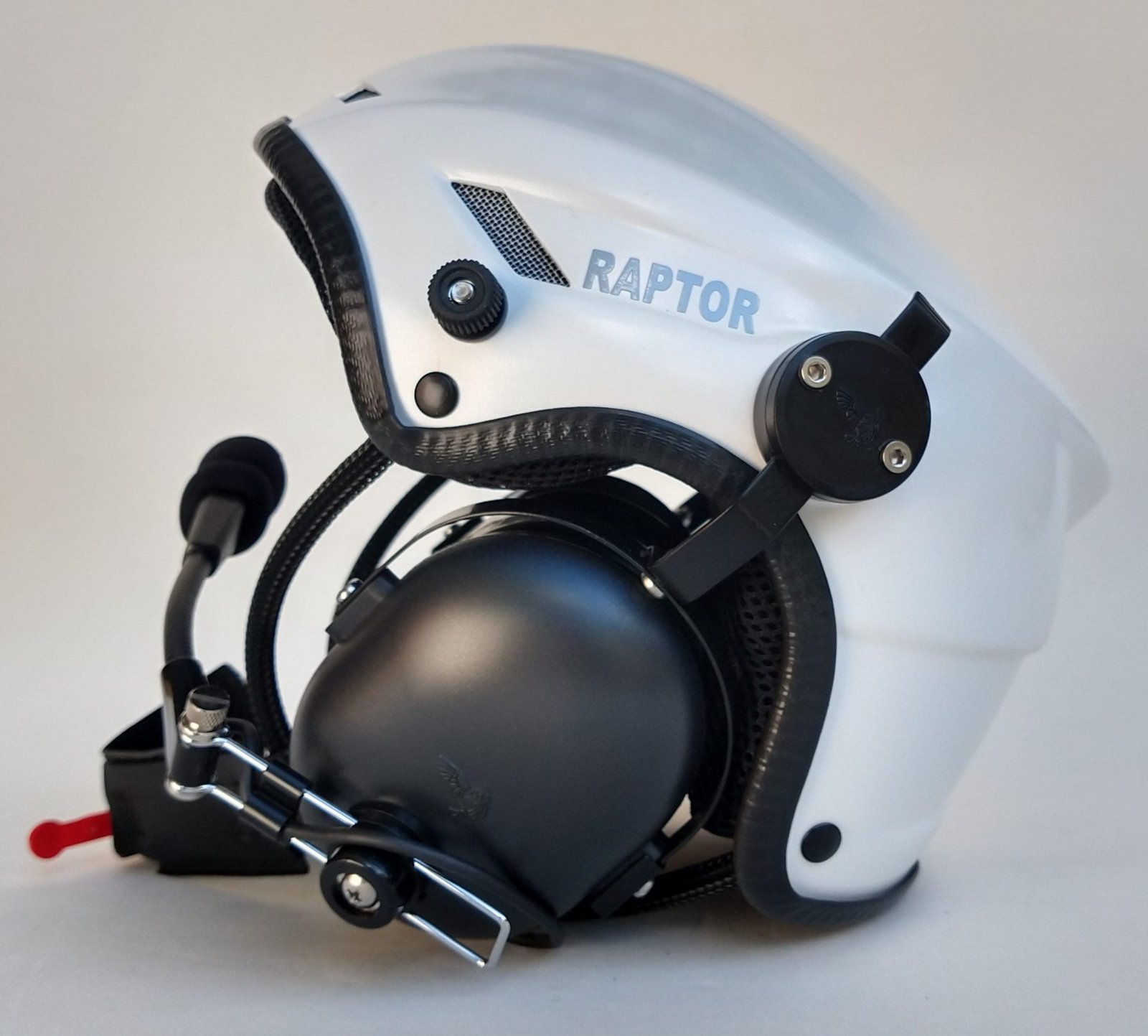 CAPACETE RAPTOR LIGHT COR BRANCO SEM VISEIRA - Imagem 5