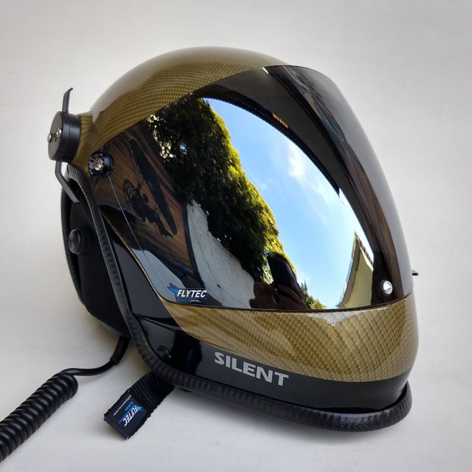CAPACETE SILENT FUL FACE COR CARBON COLORS COM INTERCOMUNICADOR BLUETOOTH V6 PRO E CABO PRA RADIO - Imagem 3