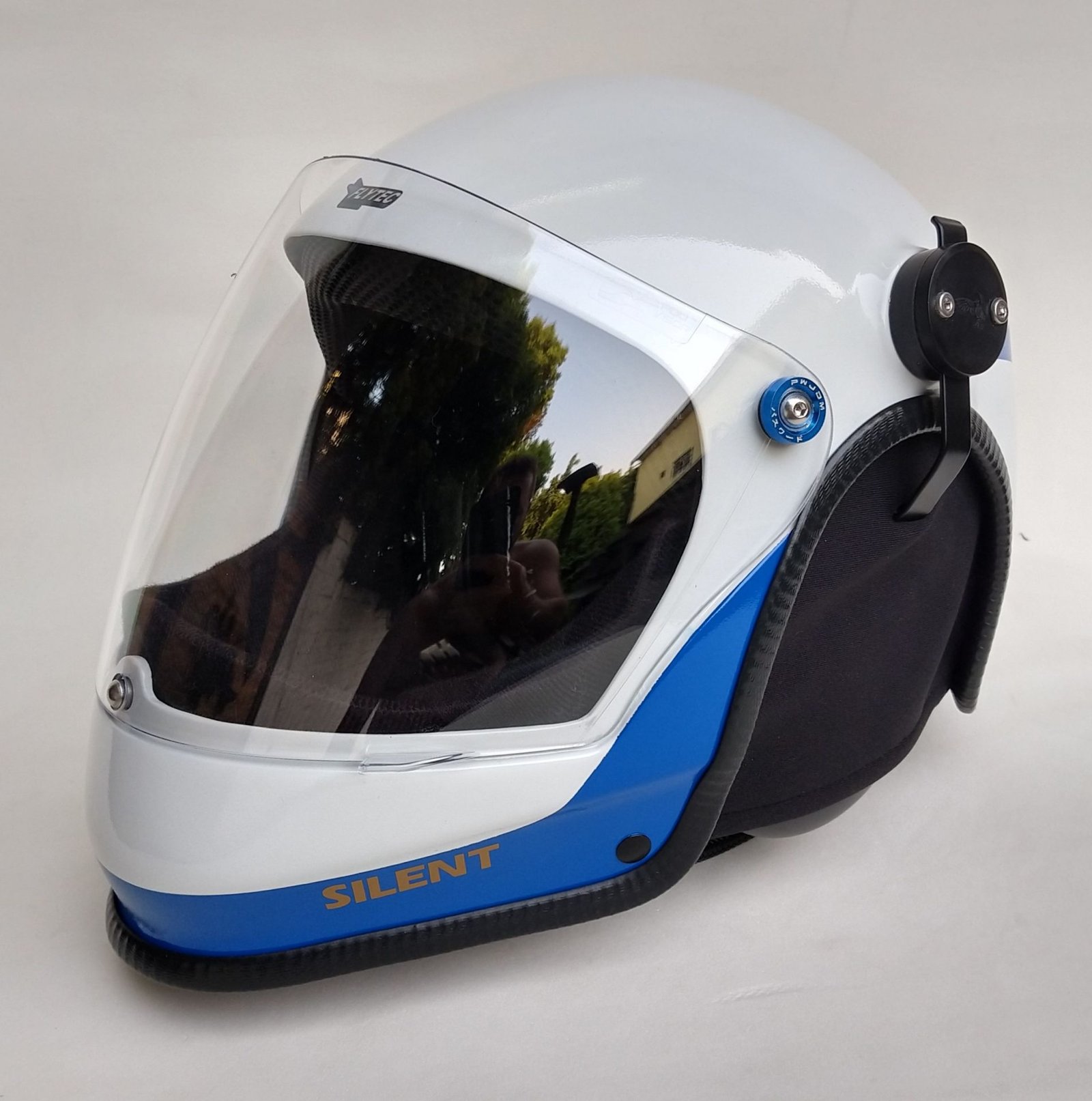 CAPACETE SILENT FUL FACE COR CARBON COLORS COM INTERCOMUNICADOR BLUETOOTH V6 PRO E CABO PRA RADIO - Imagem 42