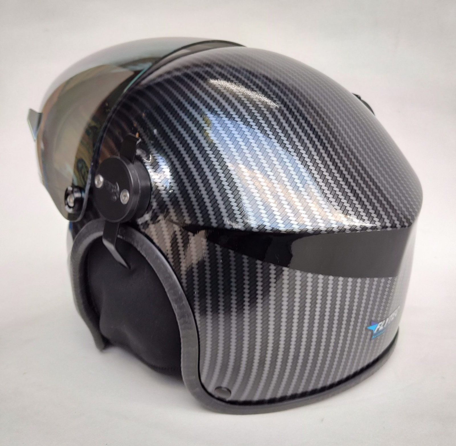 CAPACETE SILENT FUL FACE COR CARBON COLORS COM INTERCOMUNICADOR BLUETOOTH V6 PRO E CABO PRA RADIO - Imagem 18