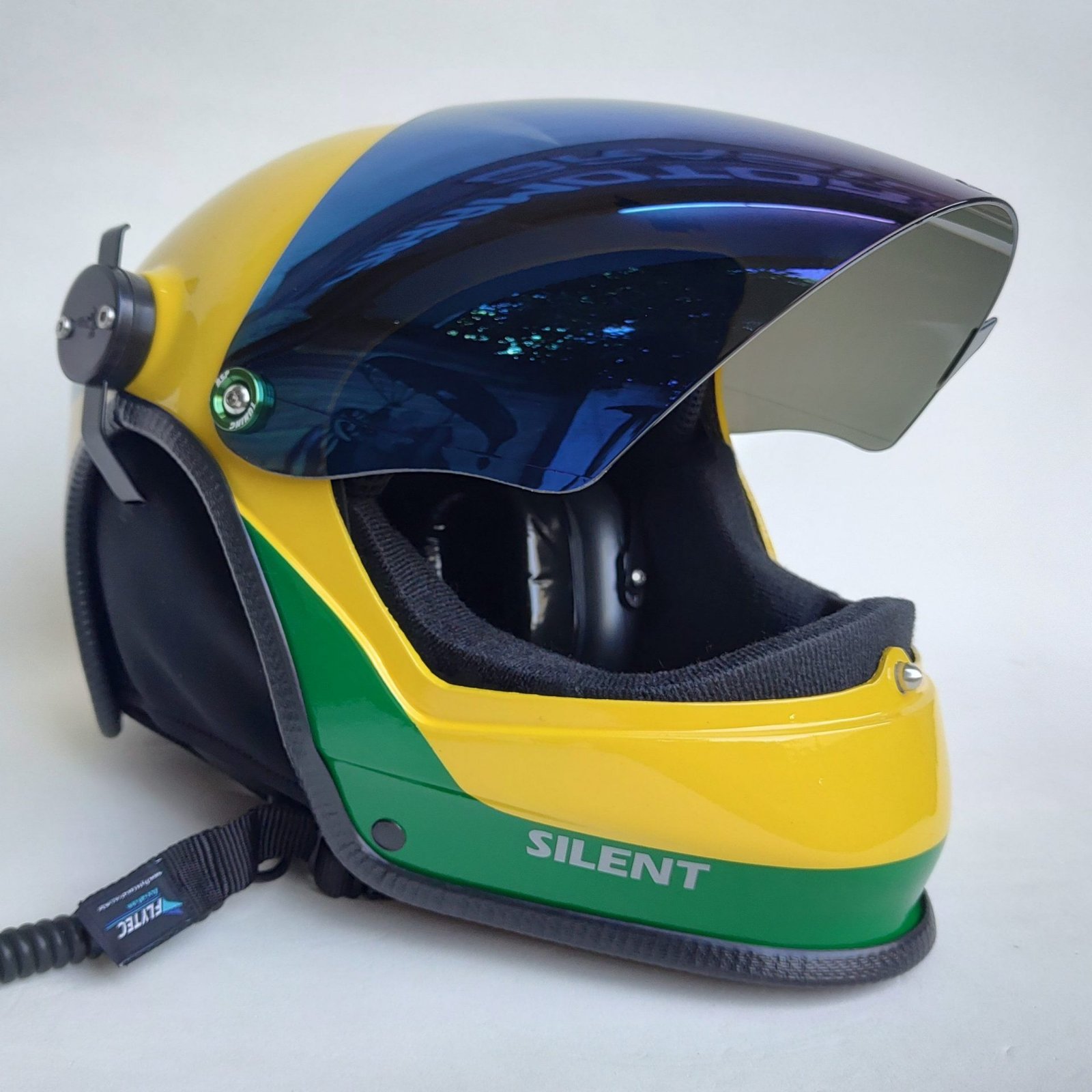 CAPACETE SILENT FUL FACE COR CARBON COLORS COM INTERCOMUNICADOR BLUETOOTH V6 PRO E CABO PRA RADIO - Imagem 47