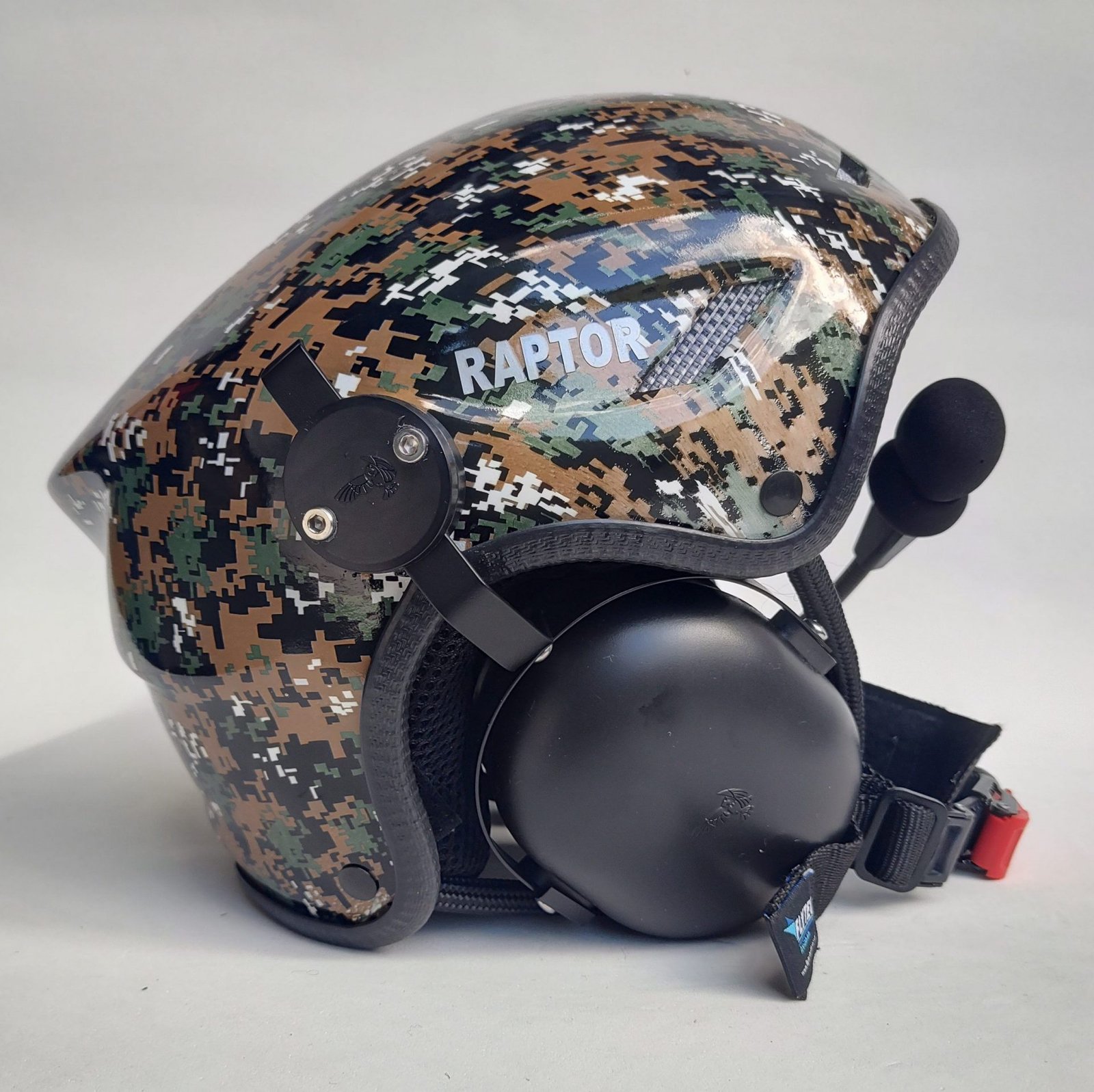 CAPACETE RAPTOR COR CAMUFLADO PIXEL SEM VISEIRA - Imagem 4