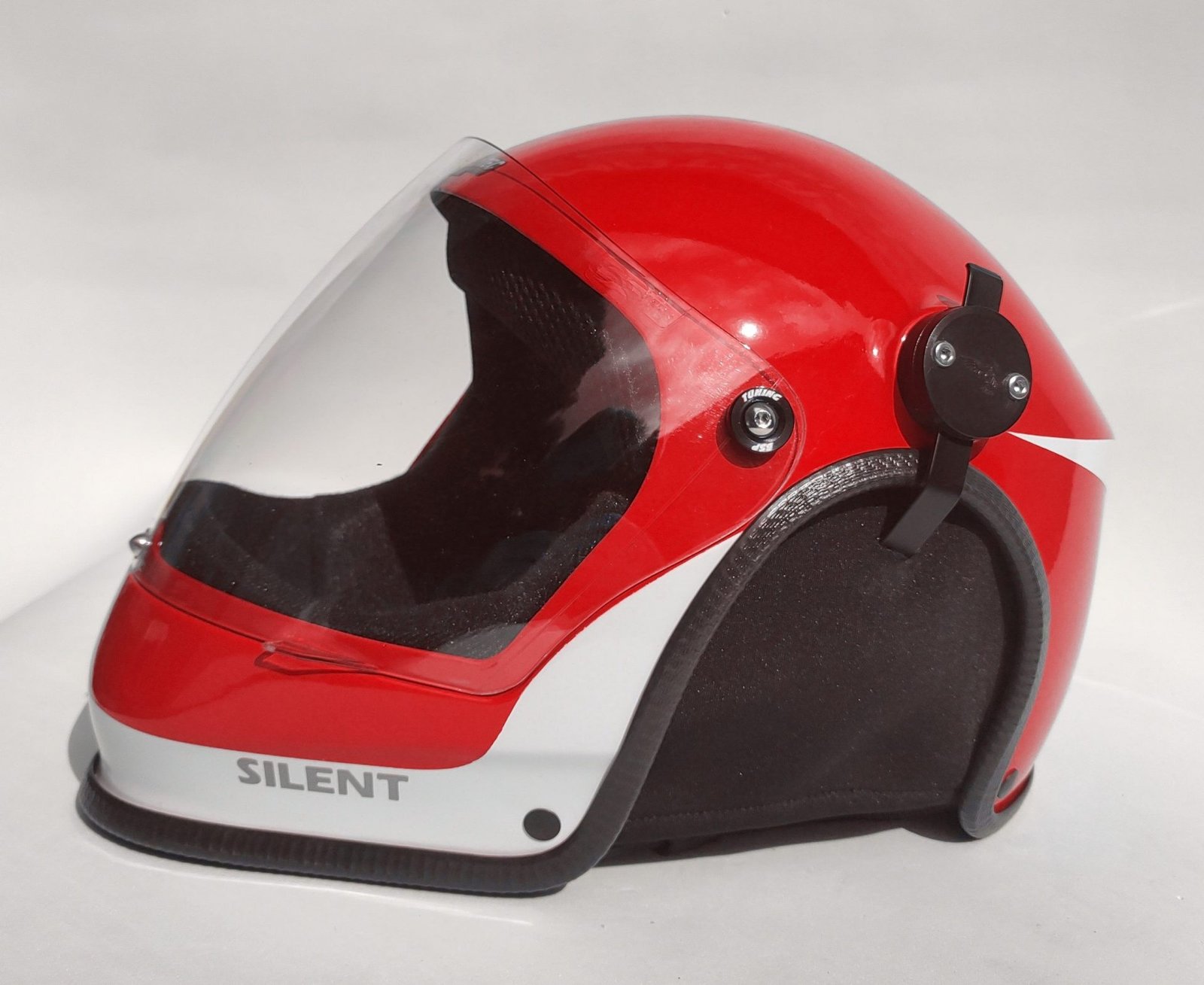 CAPACETE SILENT FUL FACE COR CARBON COLORS COM INTERCOMUNICADOR BLUETOOTH V6 PRO E CABO PRA RADIO - Imagem 56