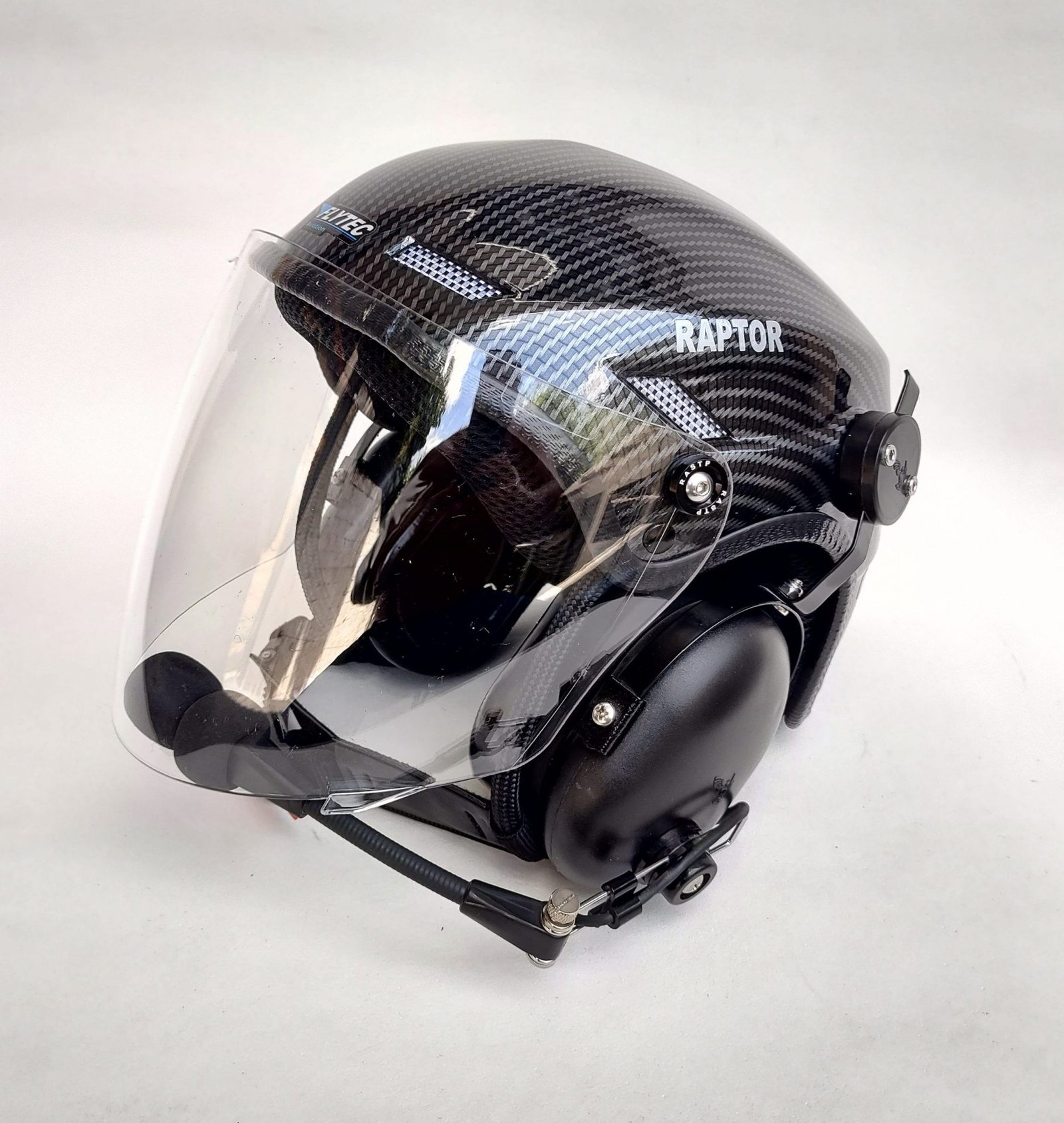 CAPACETE RAPTOR COR FIBRA DE CARBONO COM VISEIRA FULL FACE - Imagem 9