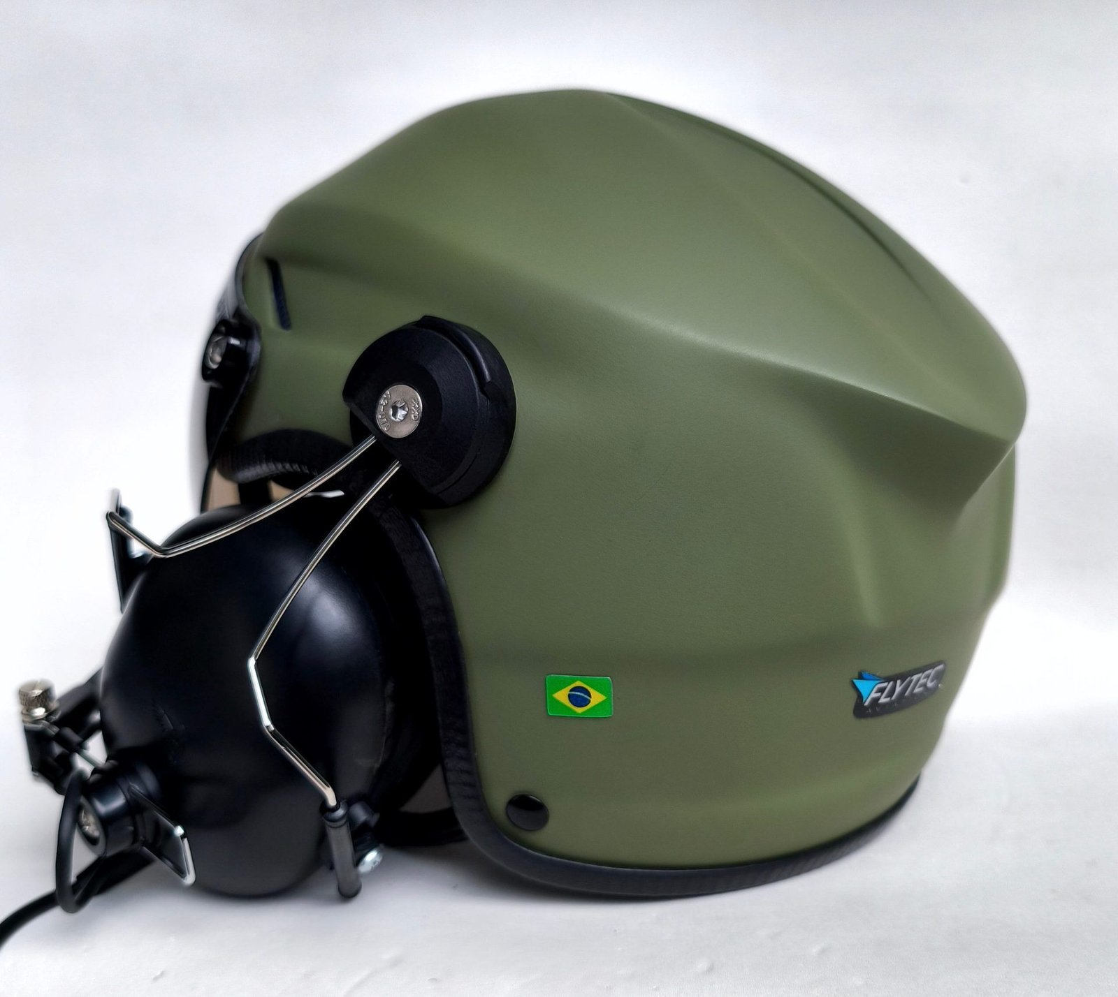 CAPACETE RAPTOR COR VERDE FOSCO MILITAR COM VISEIRA - Imagem 12