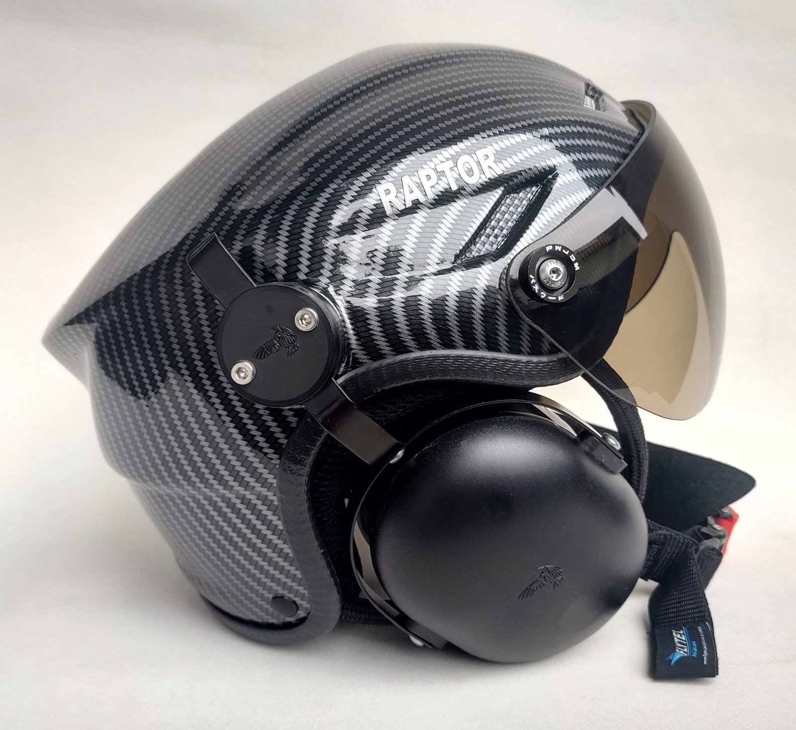 CAPACETE RAPTOR SEM ELETRÔNICA SÓ COM OS ABAFADORES DE RUÍDO - Imagem 3