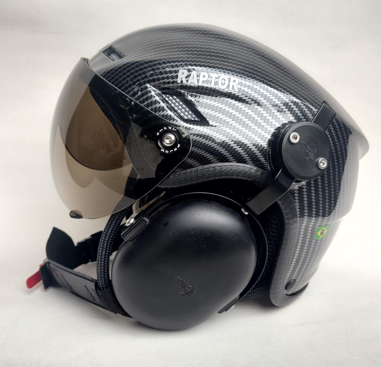 CAPACETE RAPTOR SEM ELETRÔNICA SÓ COM OS ABAFADORES DE RUÍDO - Imagem 5