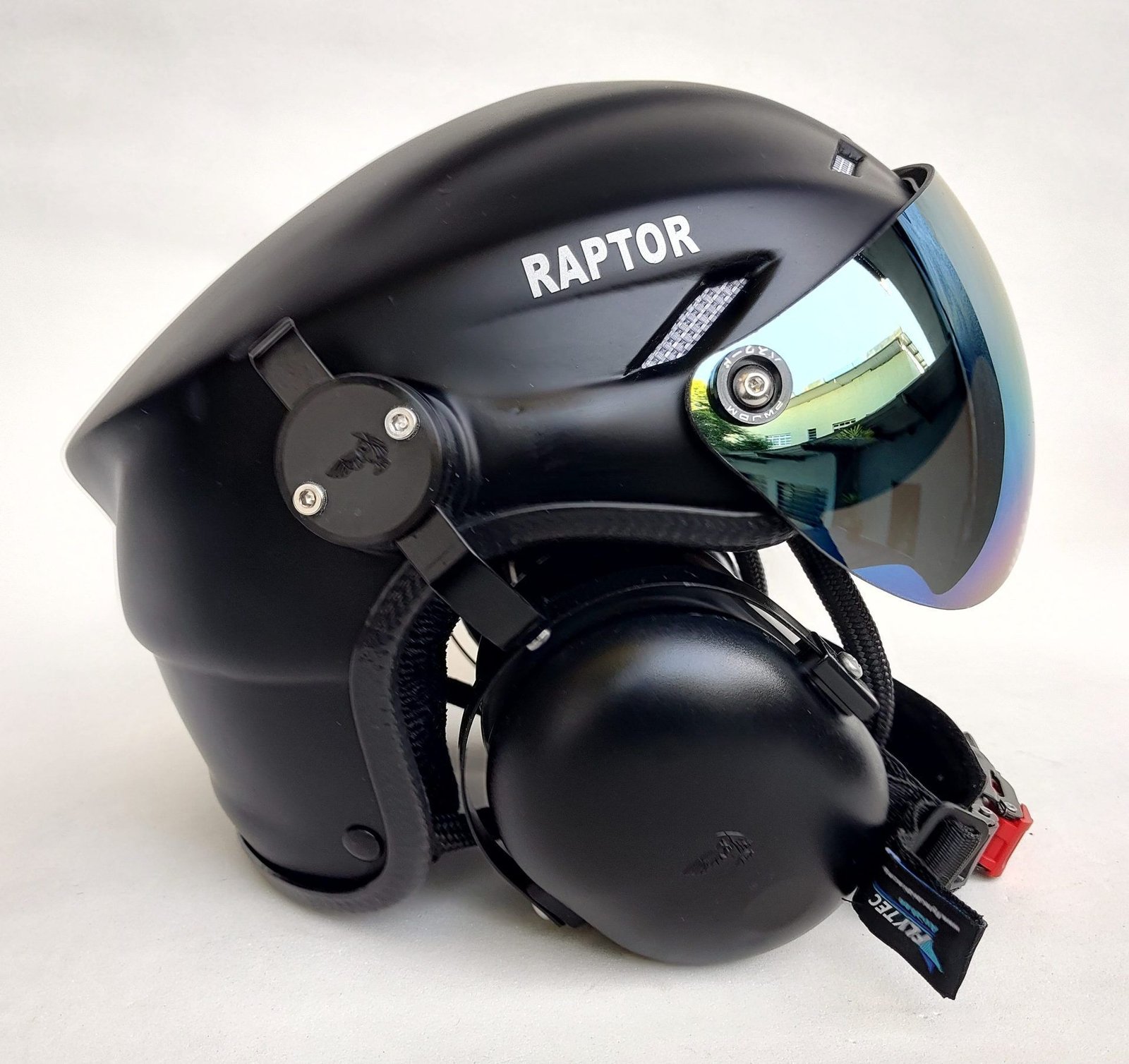 CAPACETE RAPTOR SEM ELETRÔNICA SÓ COM OS ABAFADORES DE RUÍDO - Imagem 7