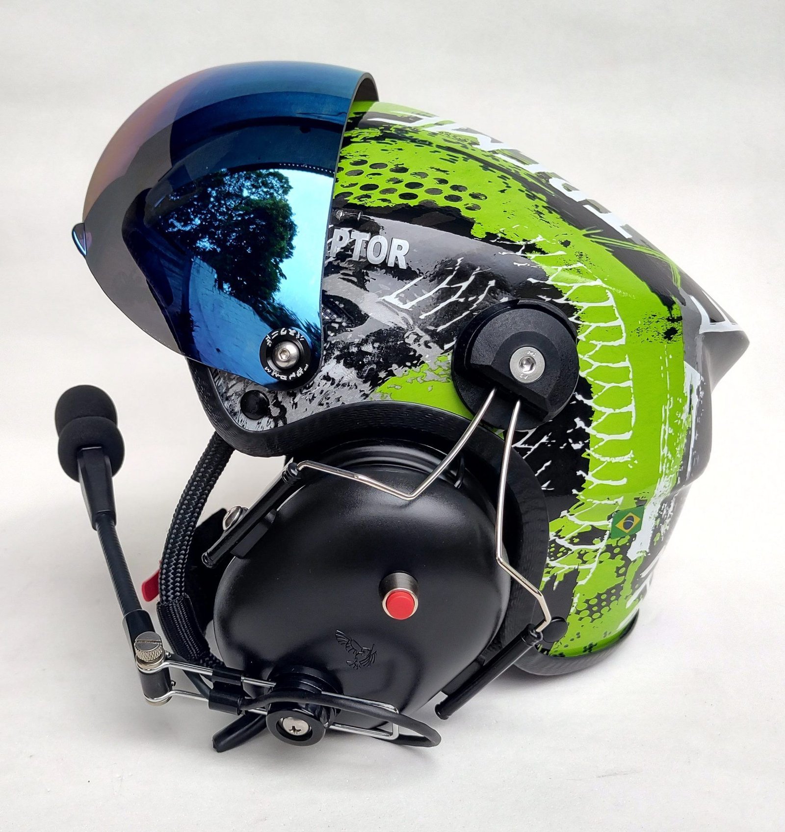 CAPACETE RAPTOR EXTREME VERDE - Imagem 8
