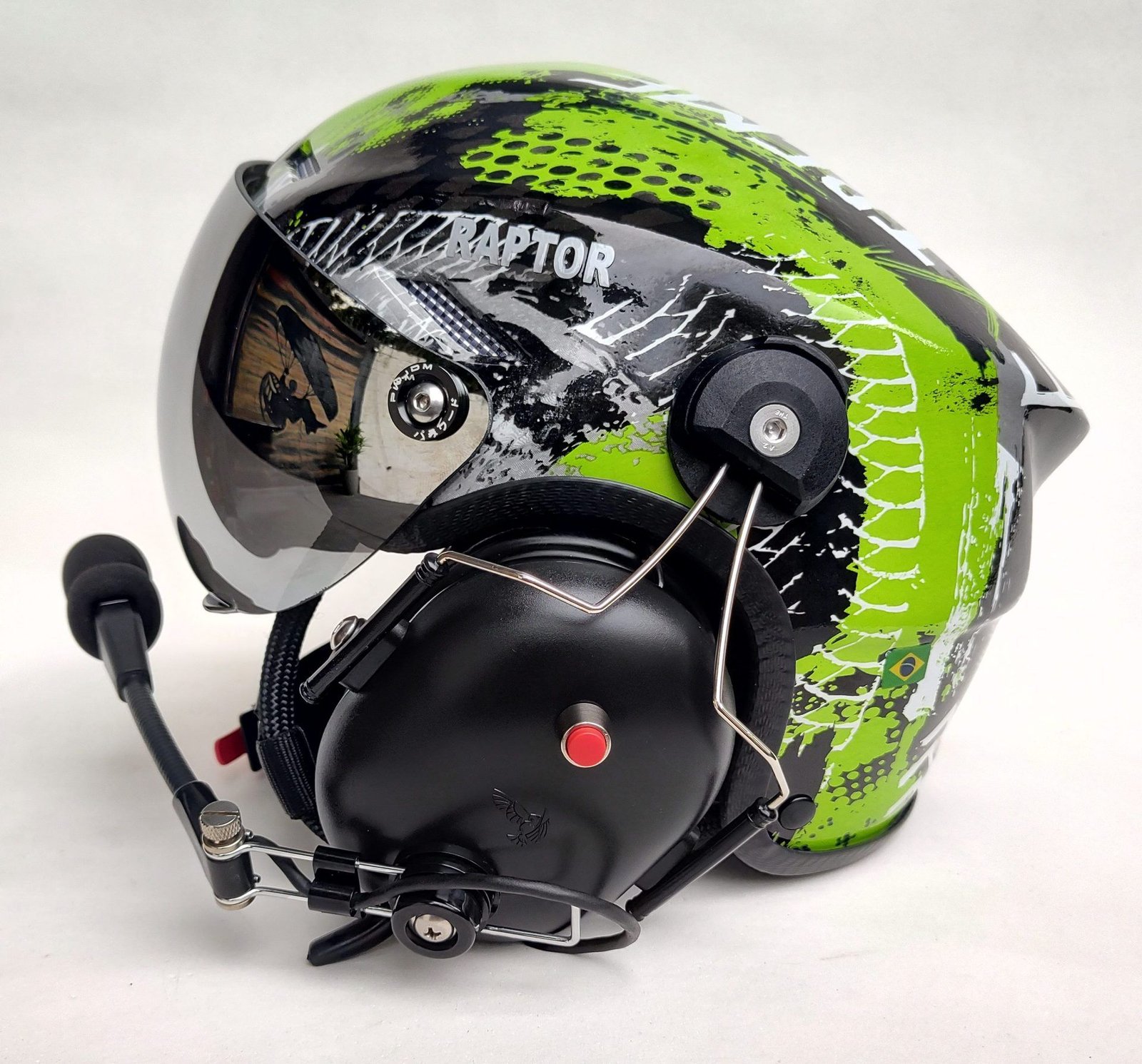 CAPACETE RAPTOR EXTREME VERDE - Imagem 2