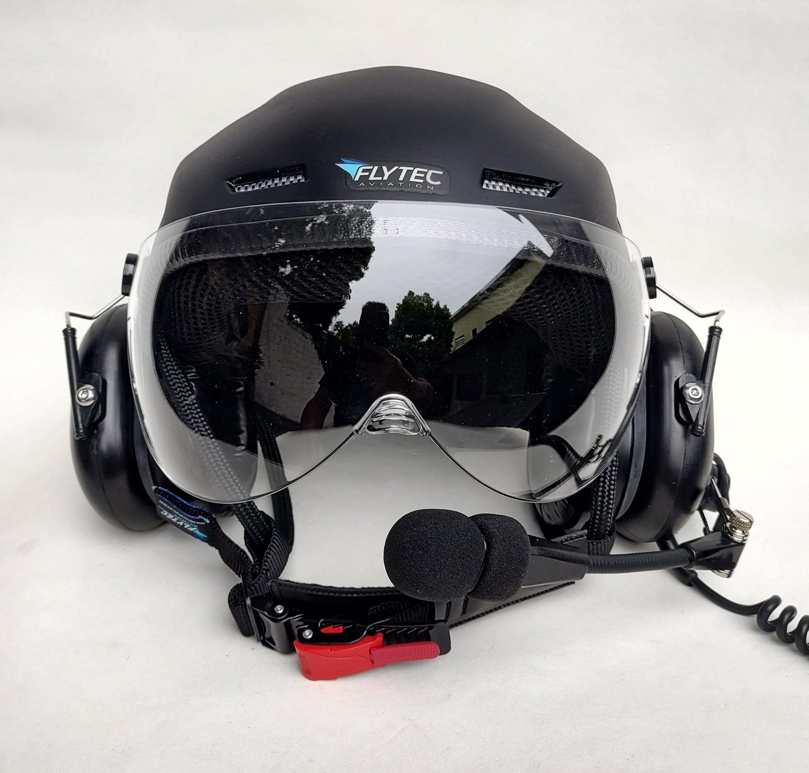 CAPACETE RAPTOR COR PRETO FOSCO COM VISEIRA MODELO TOP GUN E SISTEMA DE PRENDER A FONIA MODELO TIPO 3M - Imagem 14