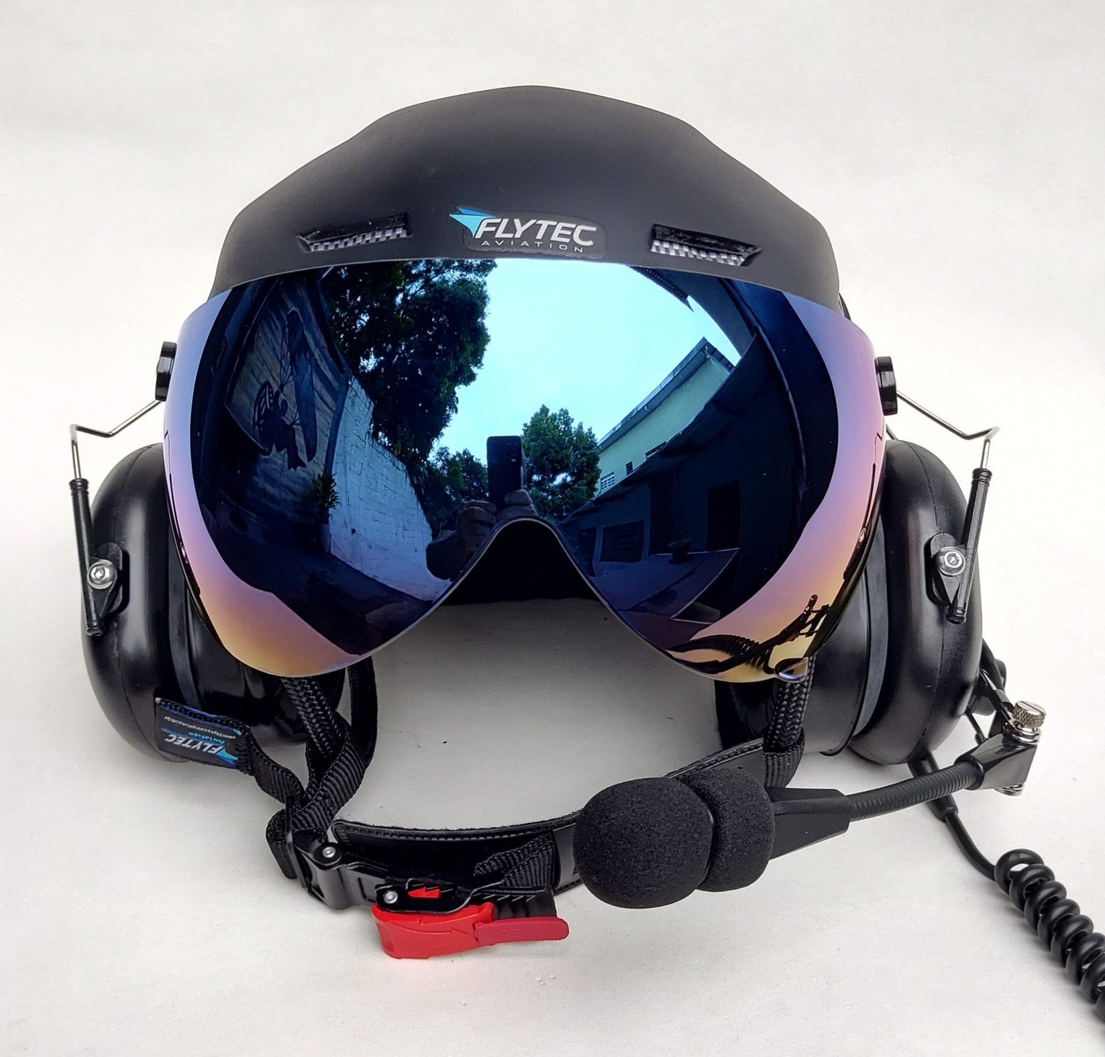CAPACETE RAPTOR COR PRETO FOSCO COM VISEIRA MODELO TOP GUN E SISTEMA DE PRENDER A FONIA MODELO TIPO 3M - Imagem 8