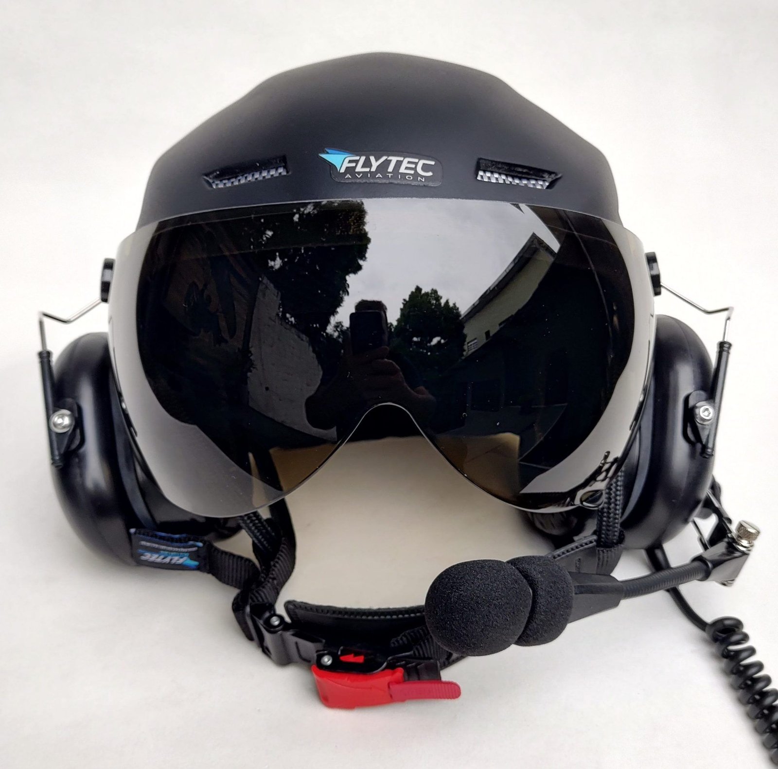 CAPACETE RAPTOR COR PRETO FOSCO COM VISEIRA MODELO TOP GUN E SISTEMA DE PRENDER A FONIA MODELO TIPO 3M - Imagem 3