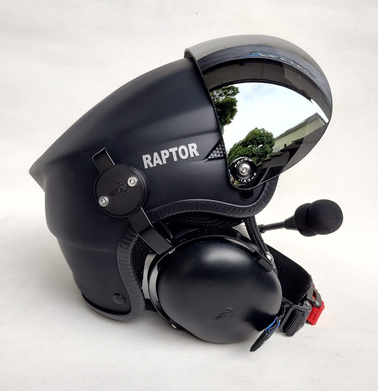 CAPACETE RAPTOR PRETO FOSCO COM VISEIRA E SISTEMA DE PRENDER A FONIA MODELO FLYTEC - Imagem 10