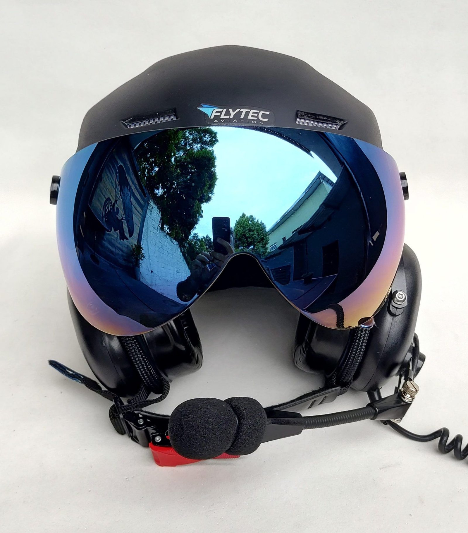 CAPACETE RAPTOR PRETO FOSCO COM VISEIRA E SISTEMA DE PRENDER A FONIA MODELO FLYTEC - Imagem 3