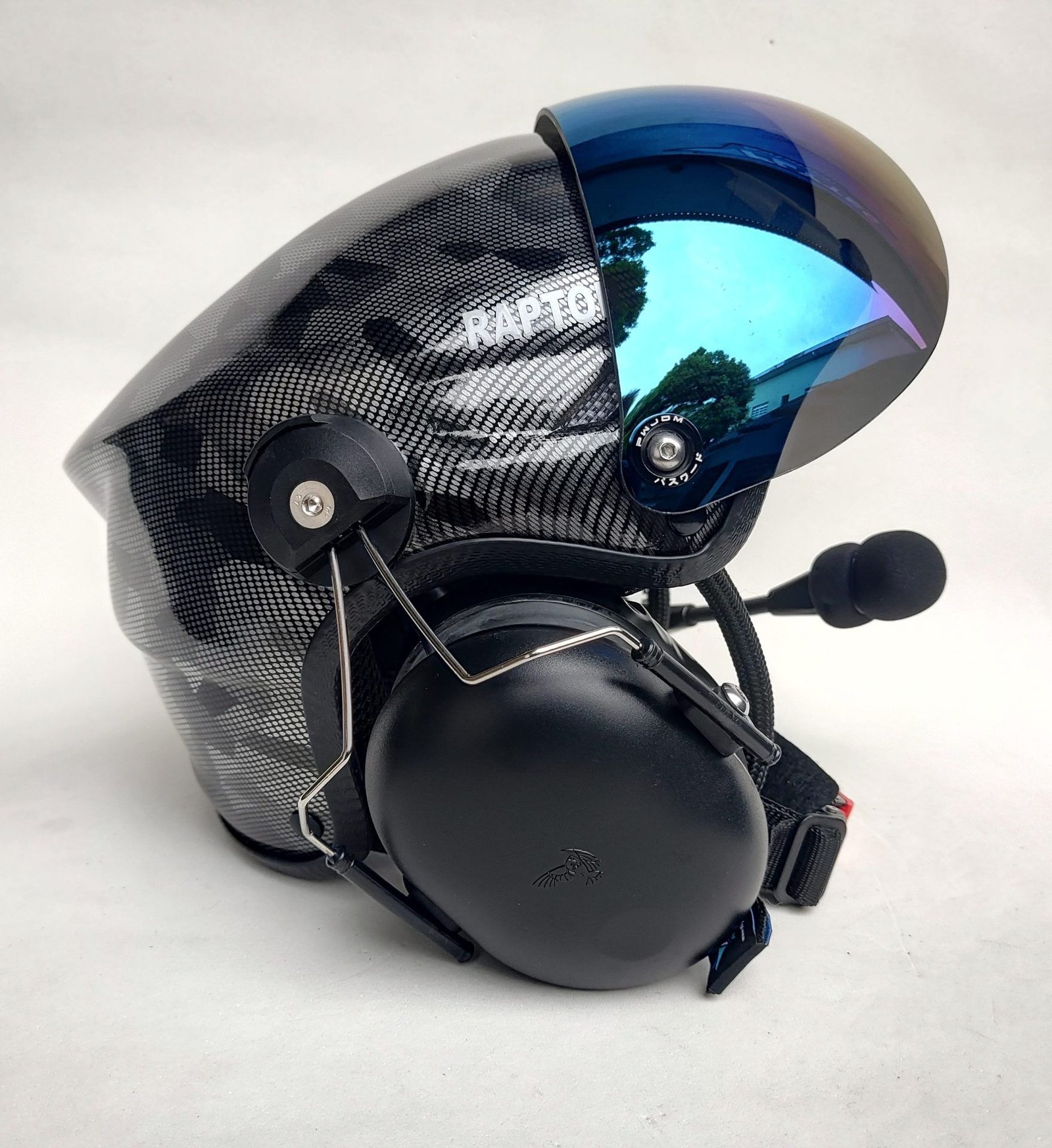 CAPACETE RAPTOR PINTURA WTP COR CARBONO CAMUFLADO - Imagem 9