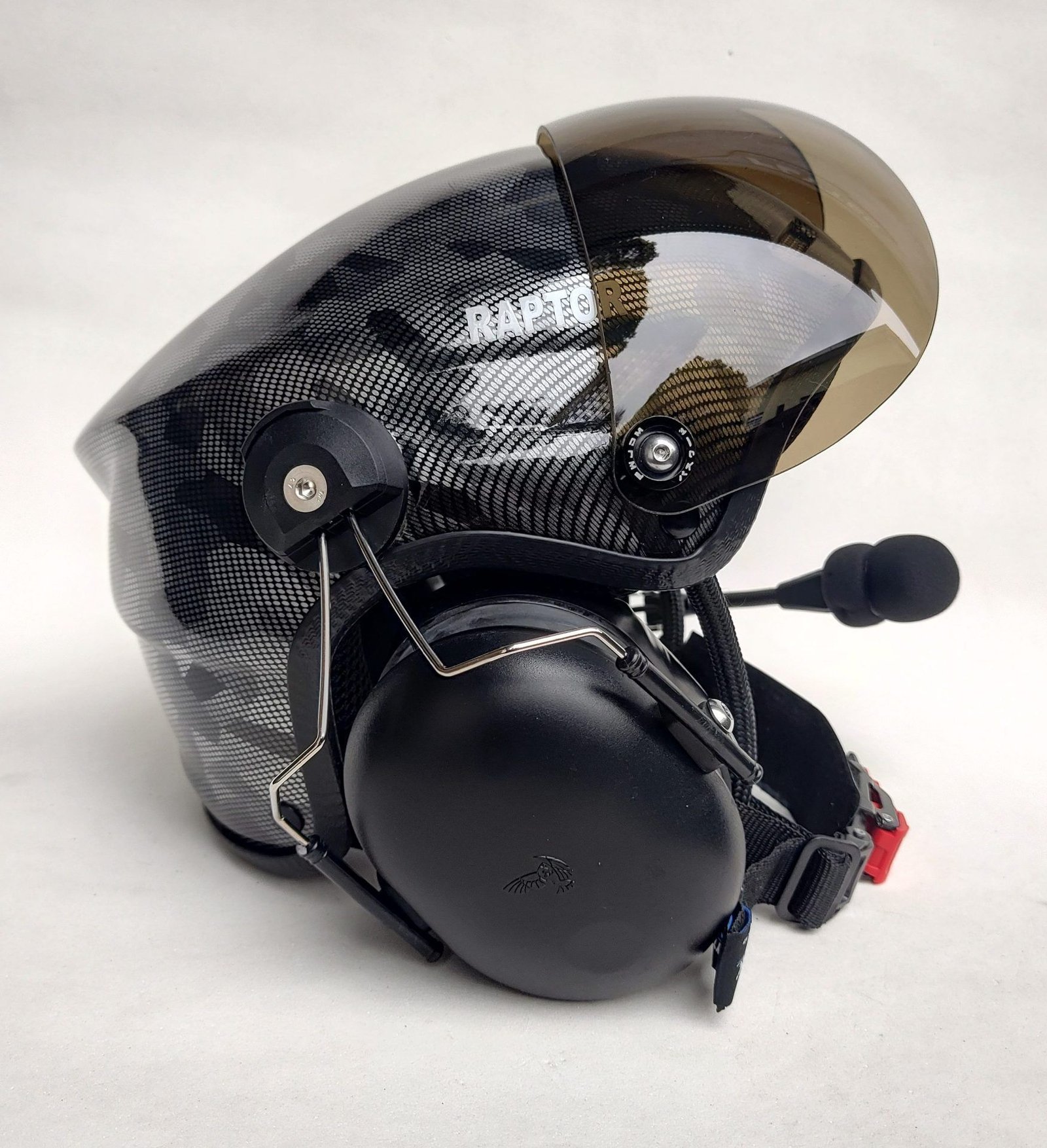 CAPACETE RAPTOR PINTURA WTP COR CARBONO CAMUFLADO - Imagem 3