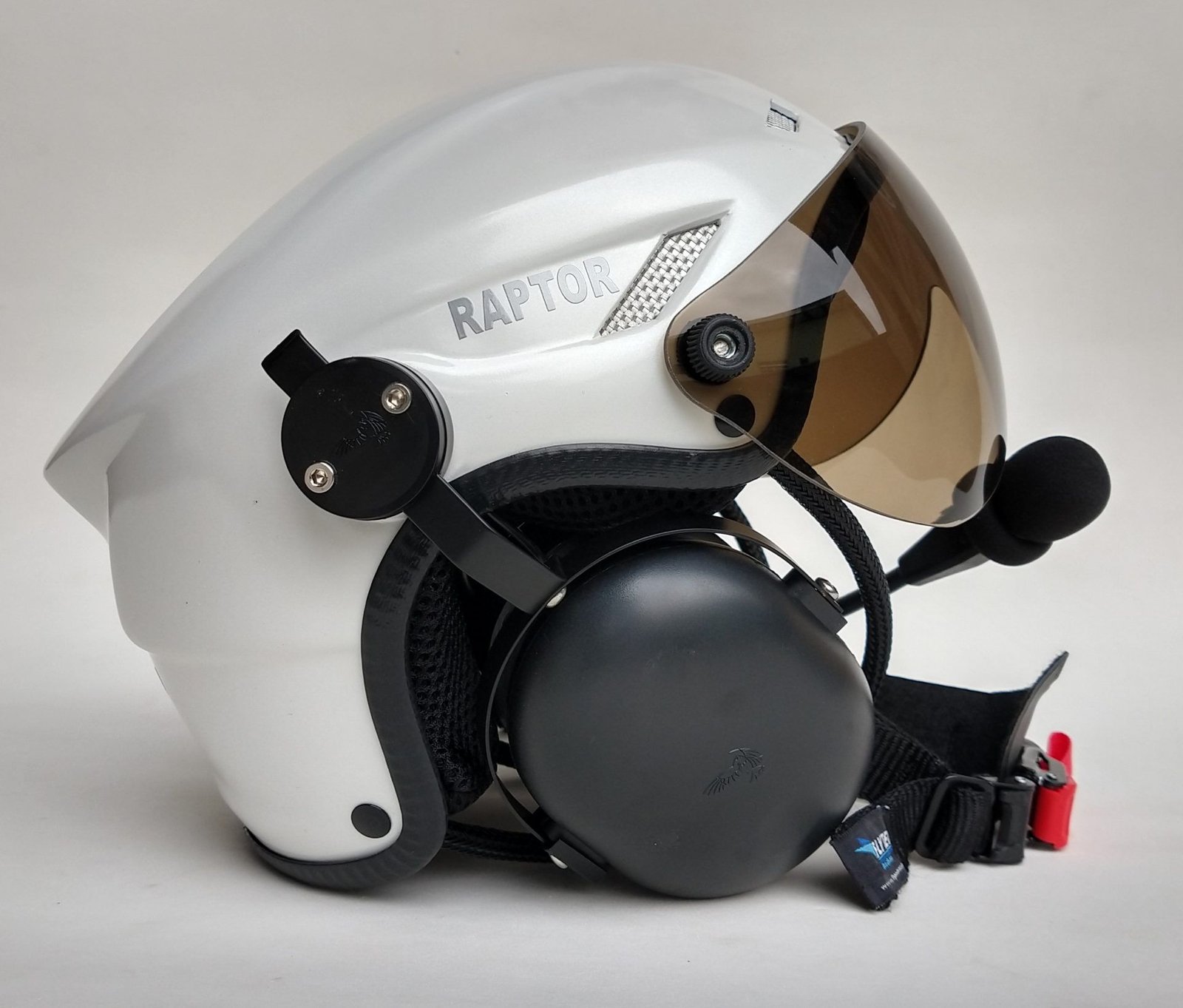 CAPACETE RAPTOR BRANCO BRILHO COM VISEIRA FULL FACE - Imagem 8
