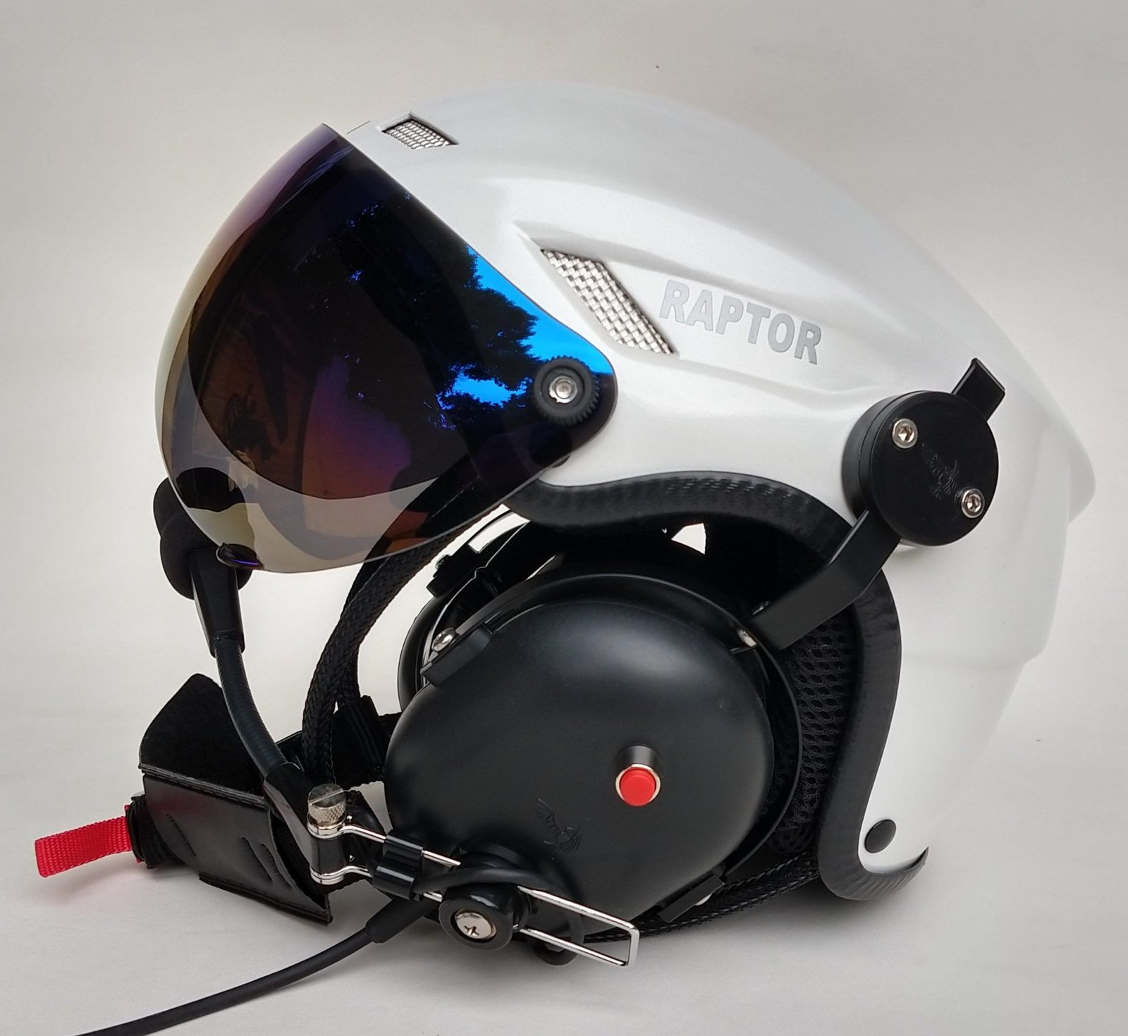 CAPACETE RAPTOR BRANCO BRILHO COM VISEIRA FULL FACE - Imagem 12