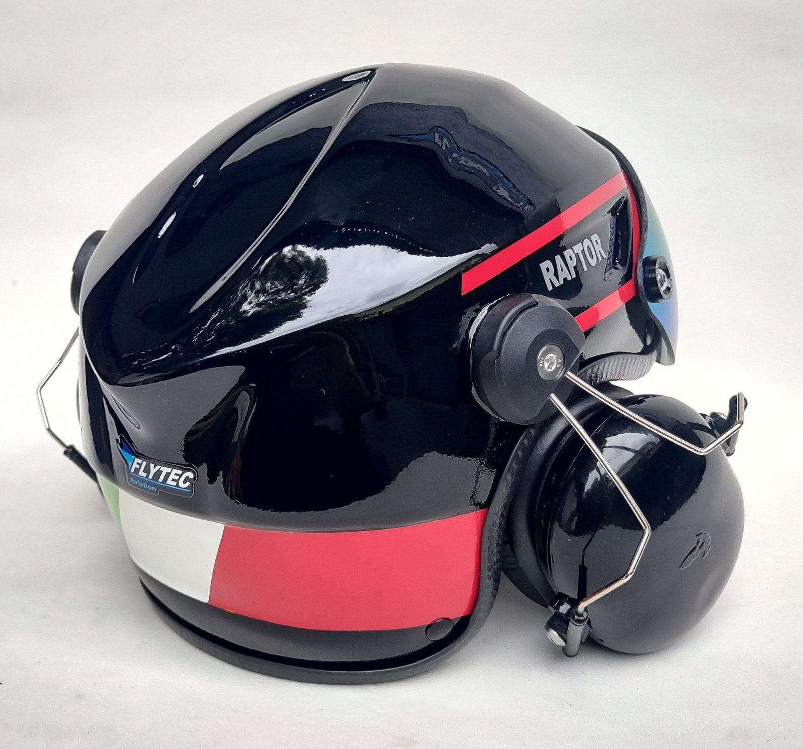 CAPACETE RAPTOR COR ITALY COM SISTEMA DE PRENDER A FONIA MODELO TIPO 3M - Imagem 5