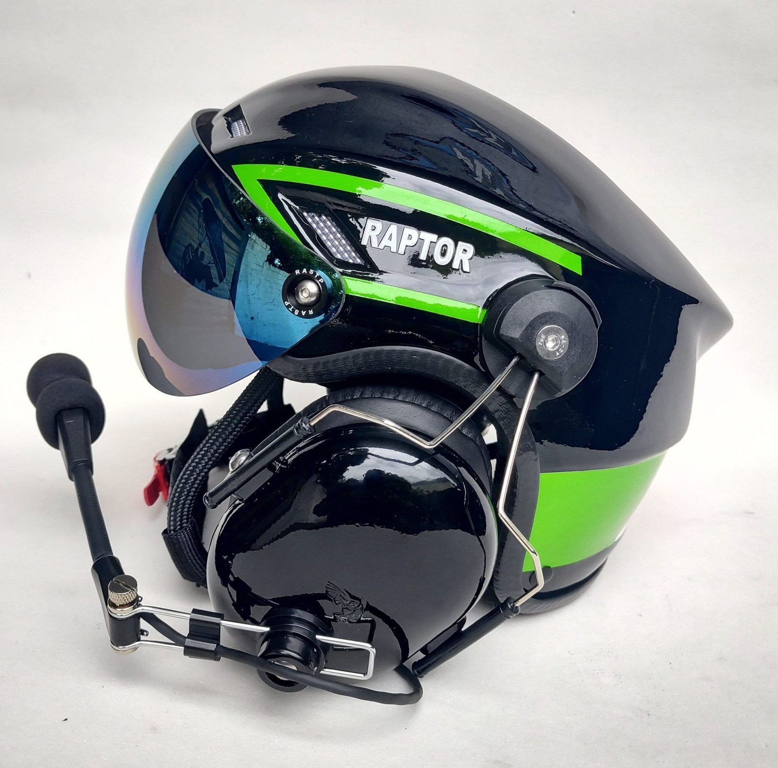 CAPACETE RAPTOR COR ITALY COM SISTEMA DE PRENDER A FONIA MODELO TIPO 3M - Imagem 7