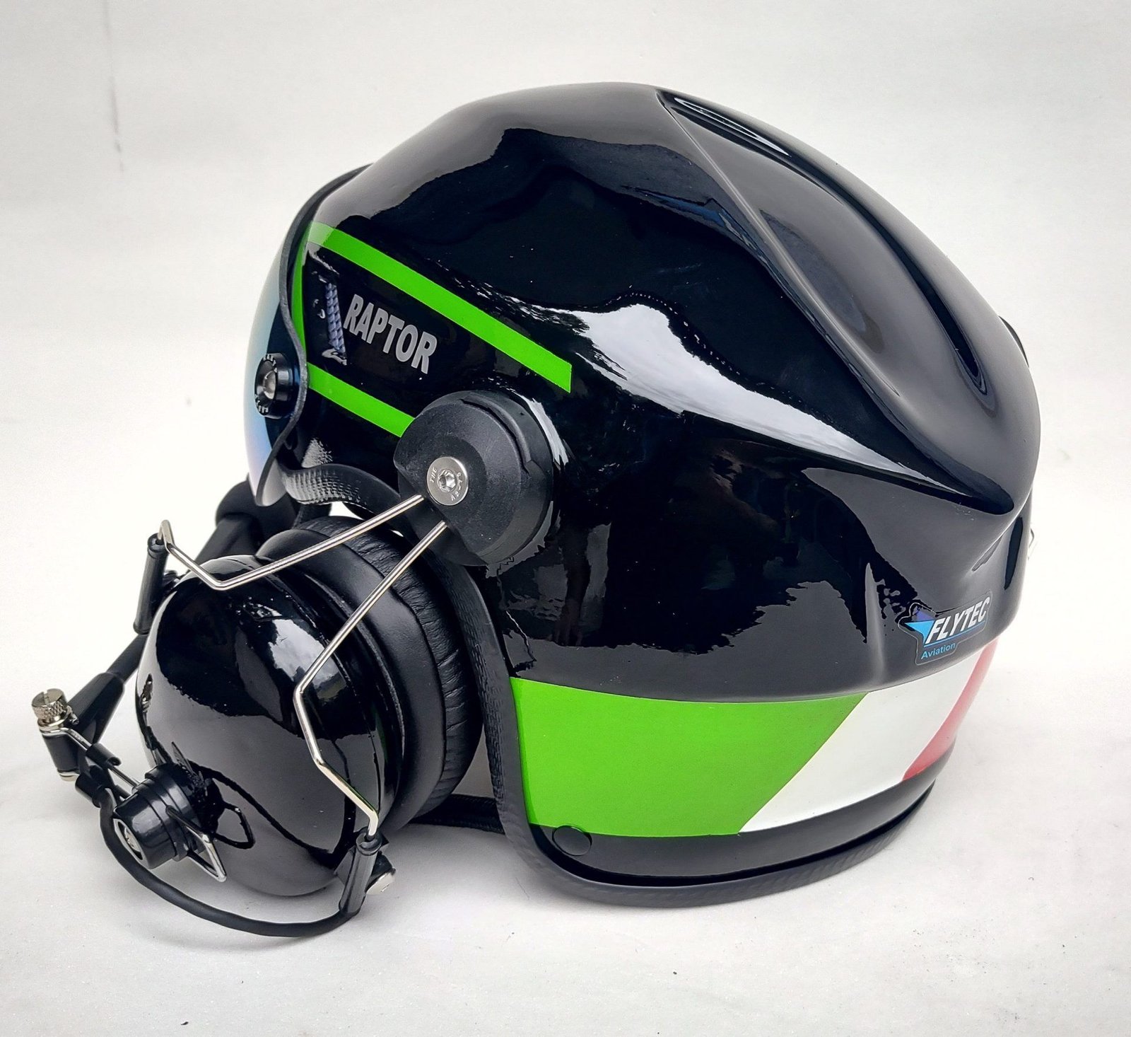 CAPACETE RAPTOR COR ITALY COM SISTEMA DE PRENDER A FONIA MODELO TIPO 3M - Imagem 8