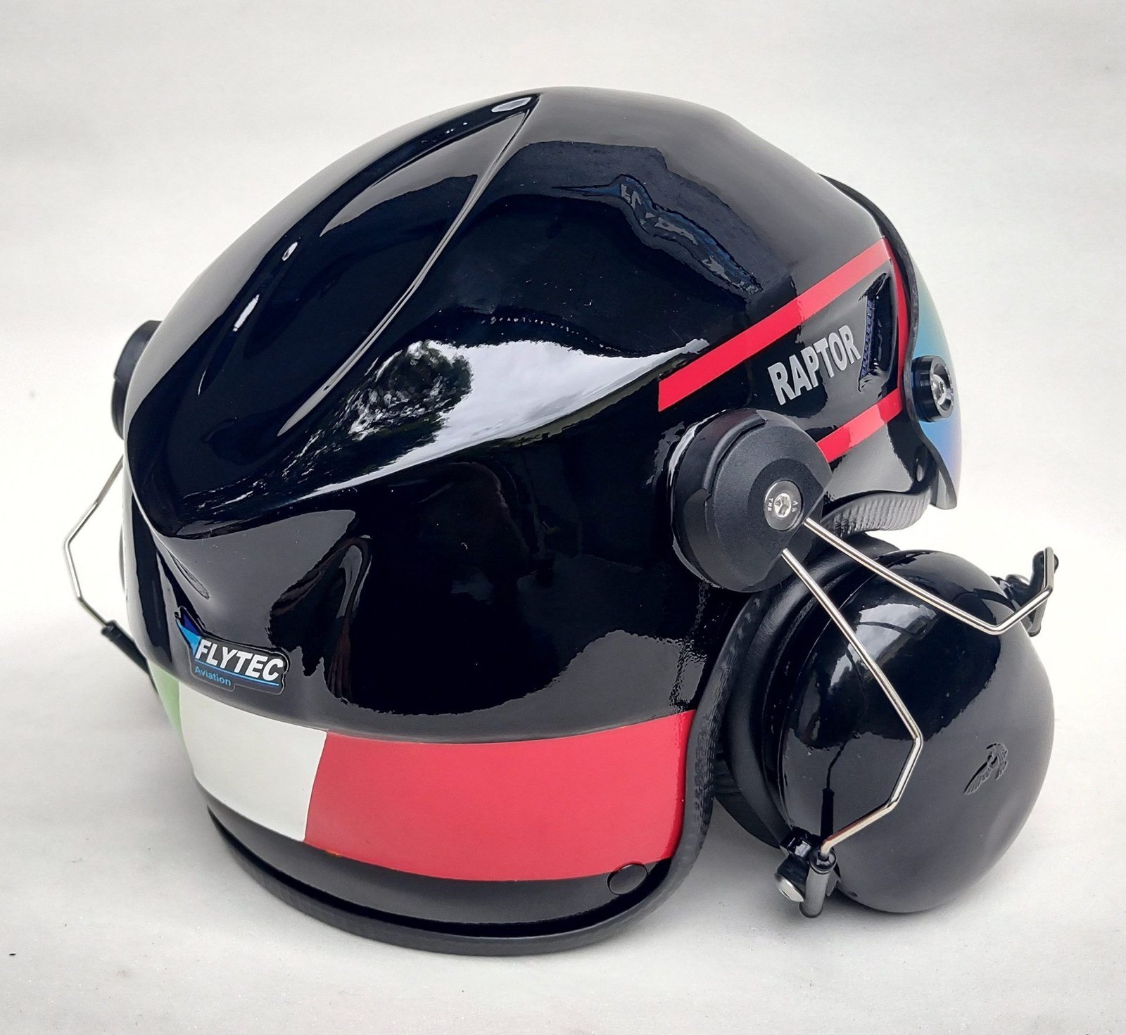 CAPACETE RAPTOR COR ITALY COM SISTEMA DE PRENDER A FONIA MODELO TIPO 3M - Imagem 9