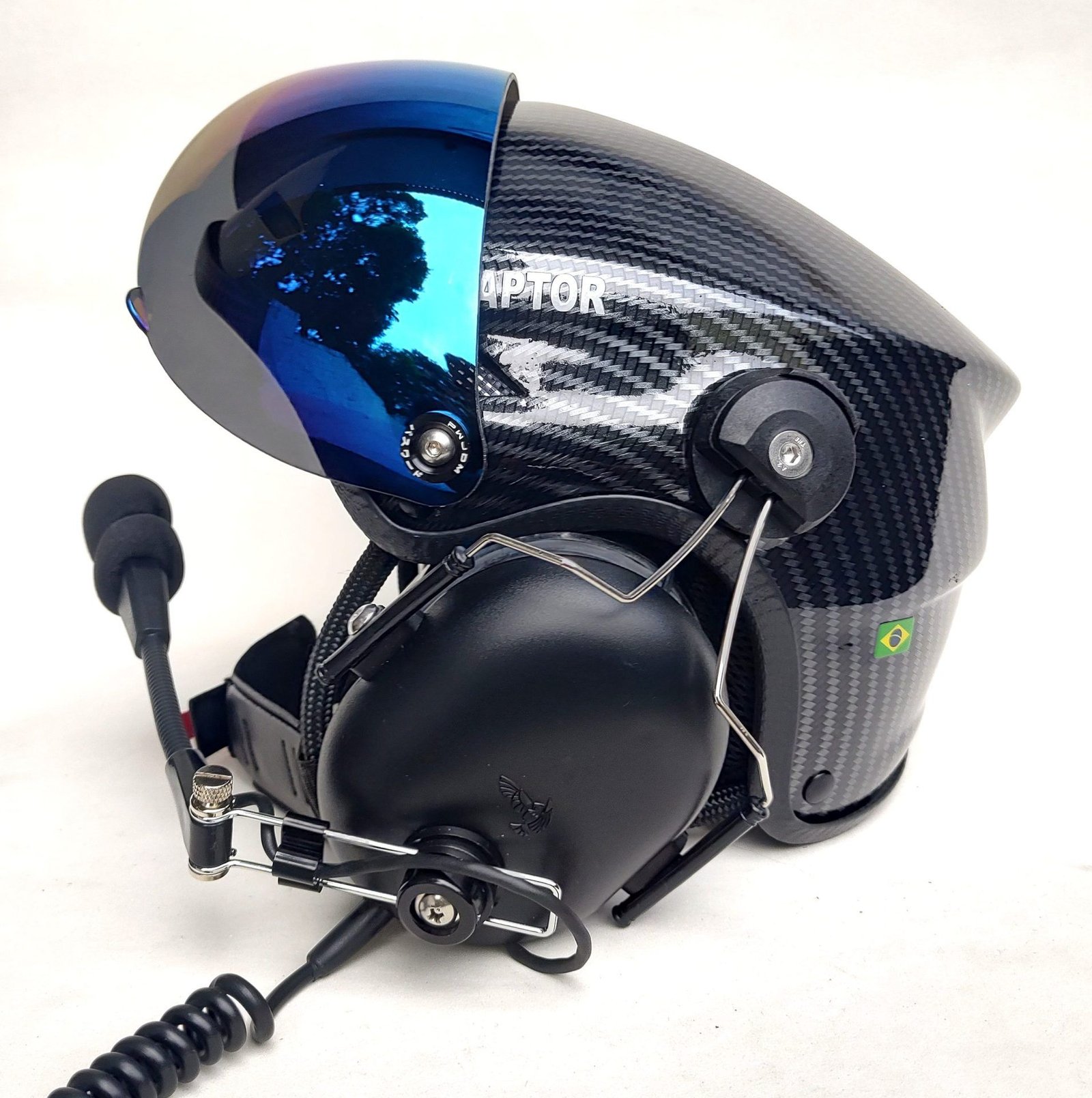 CAPACETE RAPTOR PINTURA WTP COR FIBRA DE CARBONO - Imagem 12