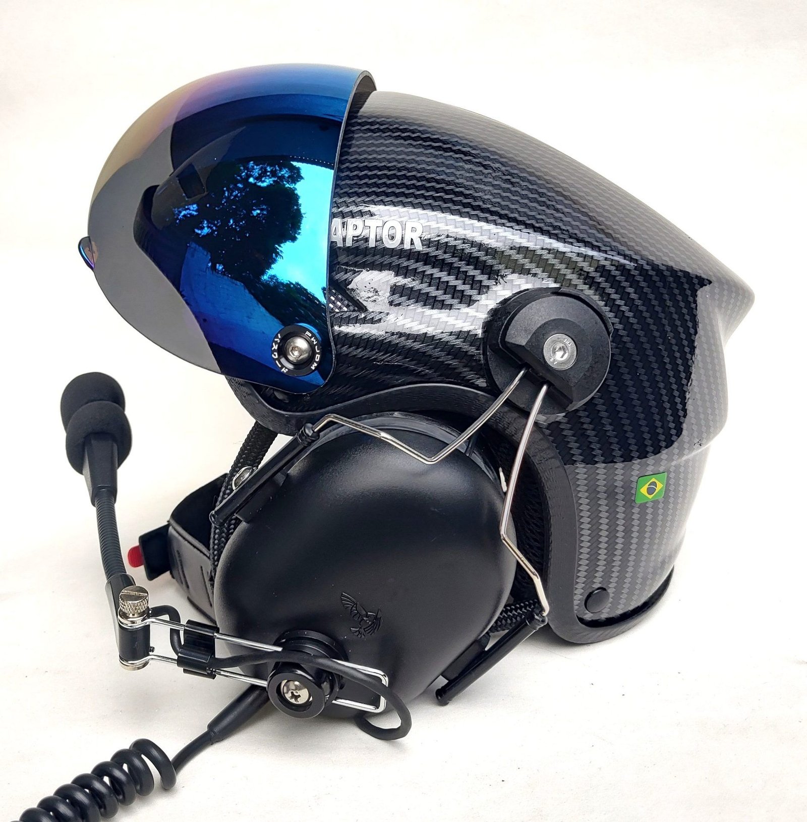 CAPACETE RAPTOR PINTURA WTP COR FIBRA DE CARBONO - Imagem 5