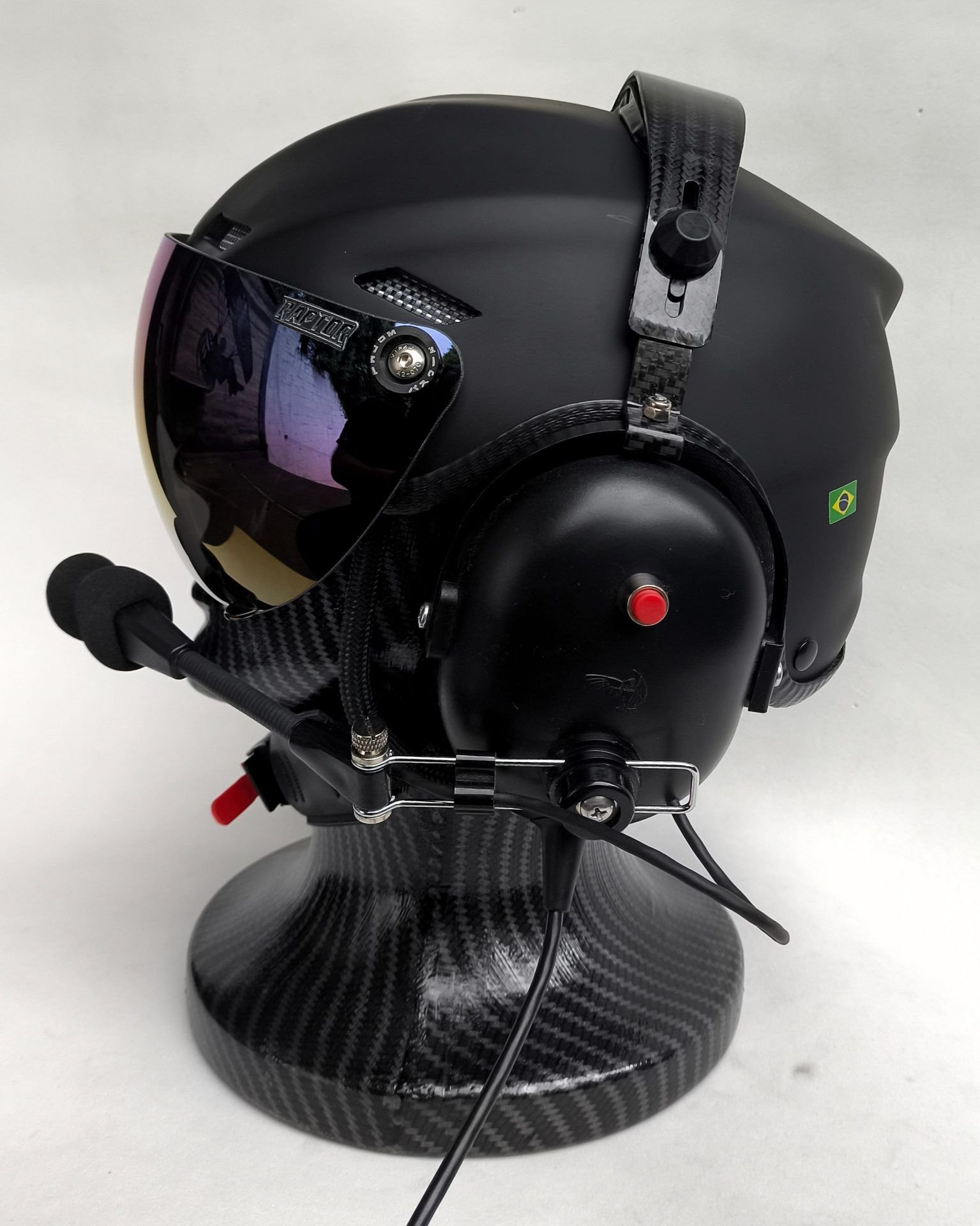 CAPACETE MODELO RAPTOR HEADSET - Imagem 5