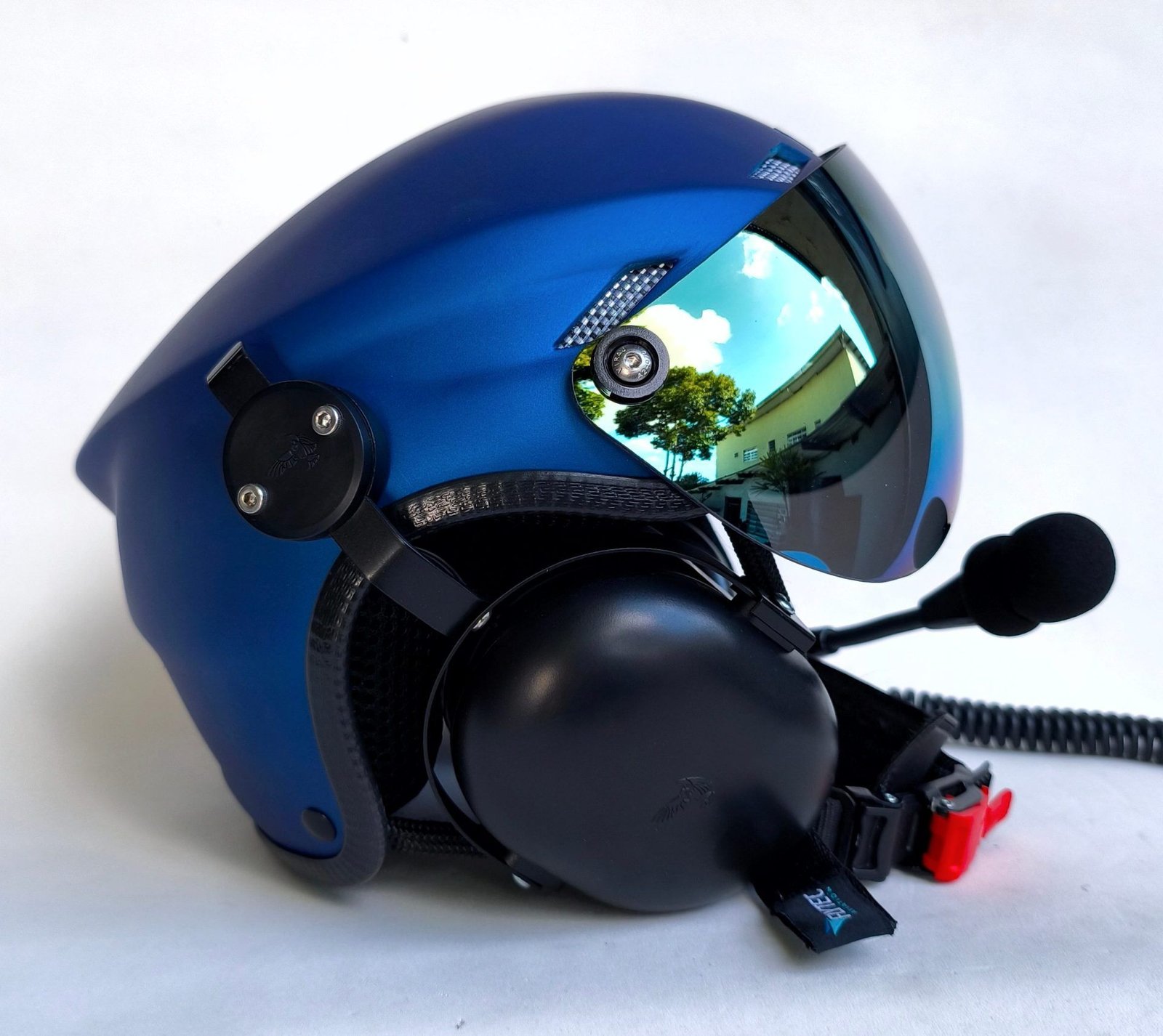 CAPACETE RAPTOR COR AZUL FOSCO - Imagem 13
