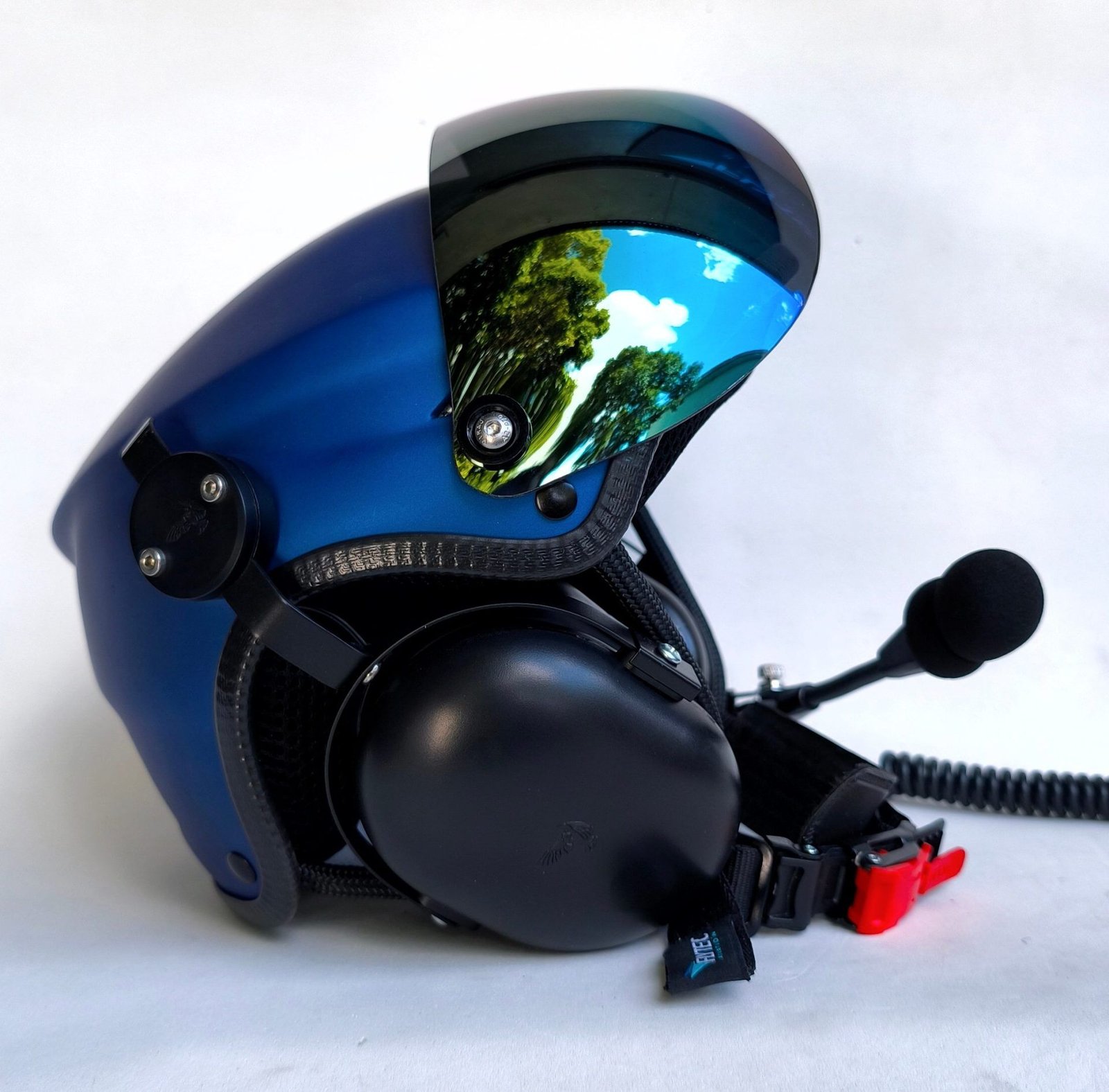 CAPACETE RAPTOR COR AZUL FOSCO - Imagem 12