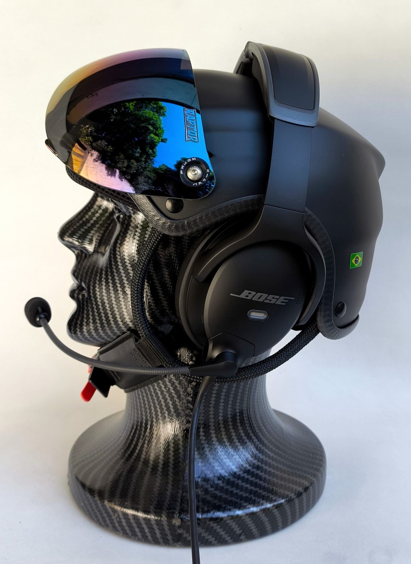 CAPACETE MODELO RAPTOR HEADSET - Imagem 14