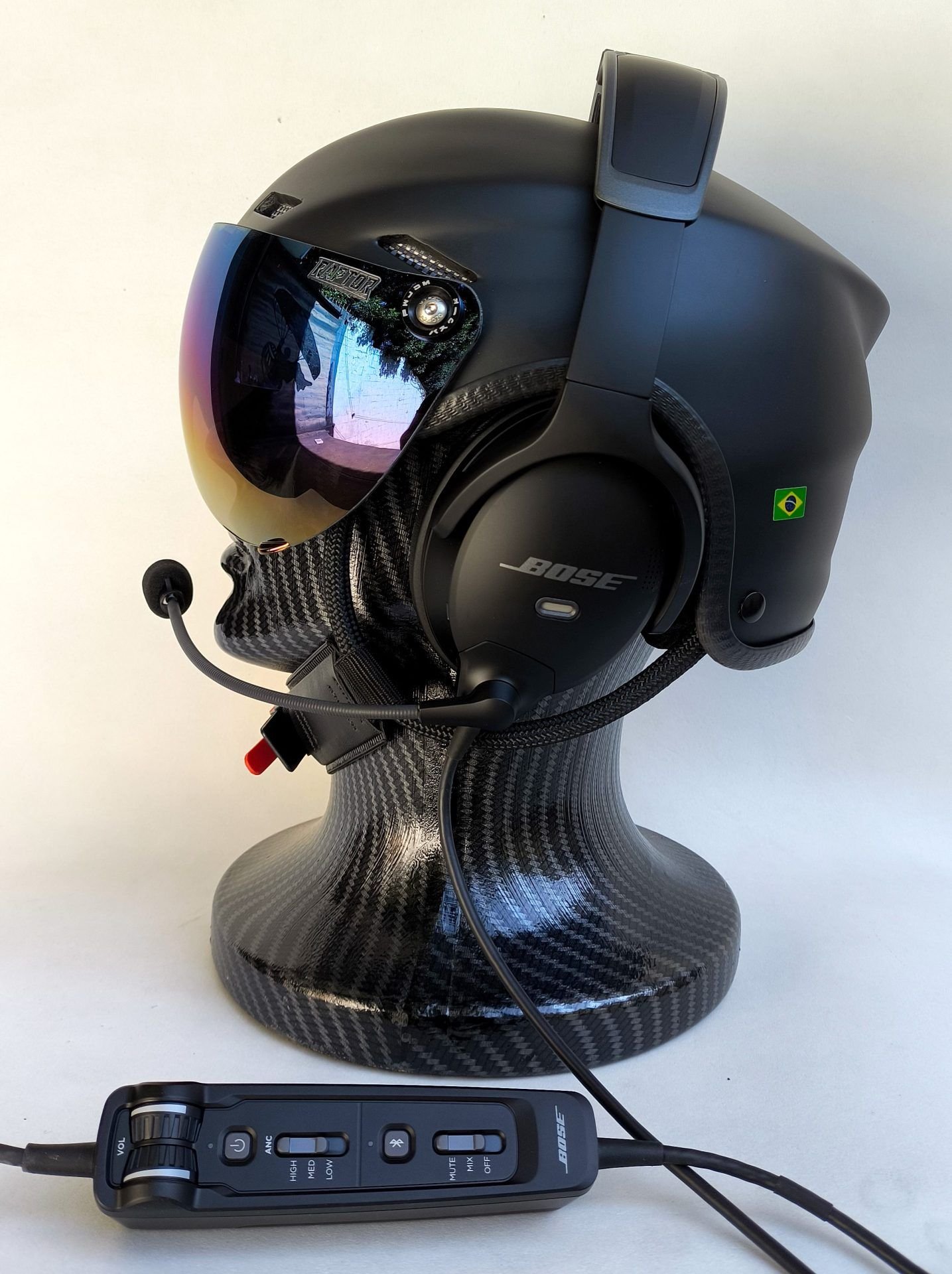 CAPACETE MODELO RAPTOR HEADSET - Imagem 12