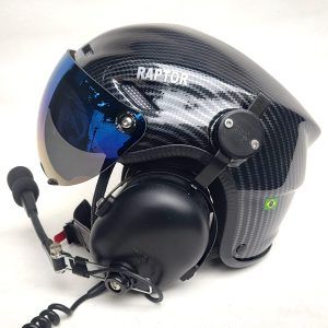 CAPACETE RAPTOR COM ANR SUPRESSOR DE RUÍDO ELETRÔNICO